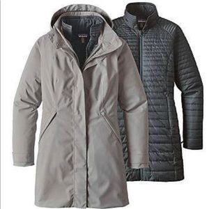 Patagonia Women’s Vosque 3 in 1 Parka-Drifter Grey